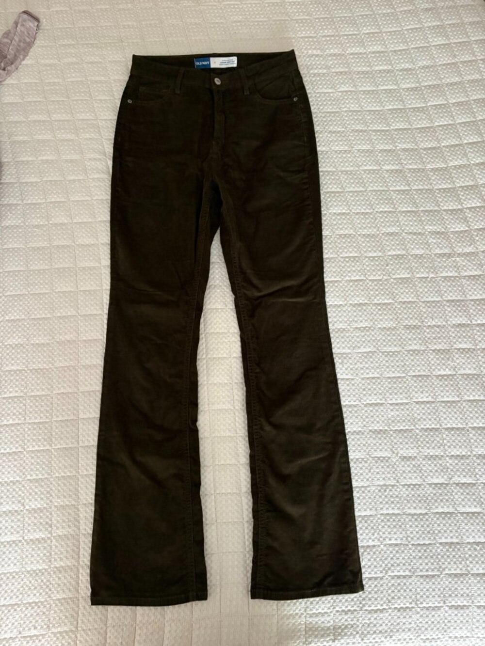 Extra High-Waisted Bootcut Corduroy Pants | Size 2